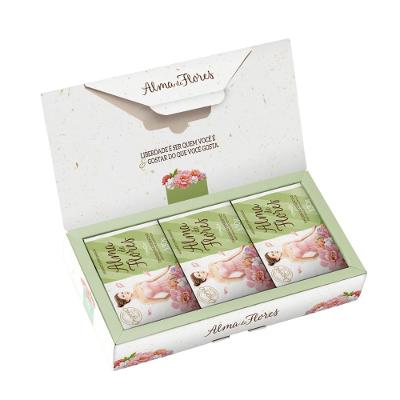 Estojo Alma de Flores Sabonetes Clássico 3 Unidades