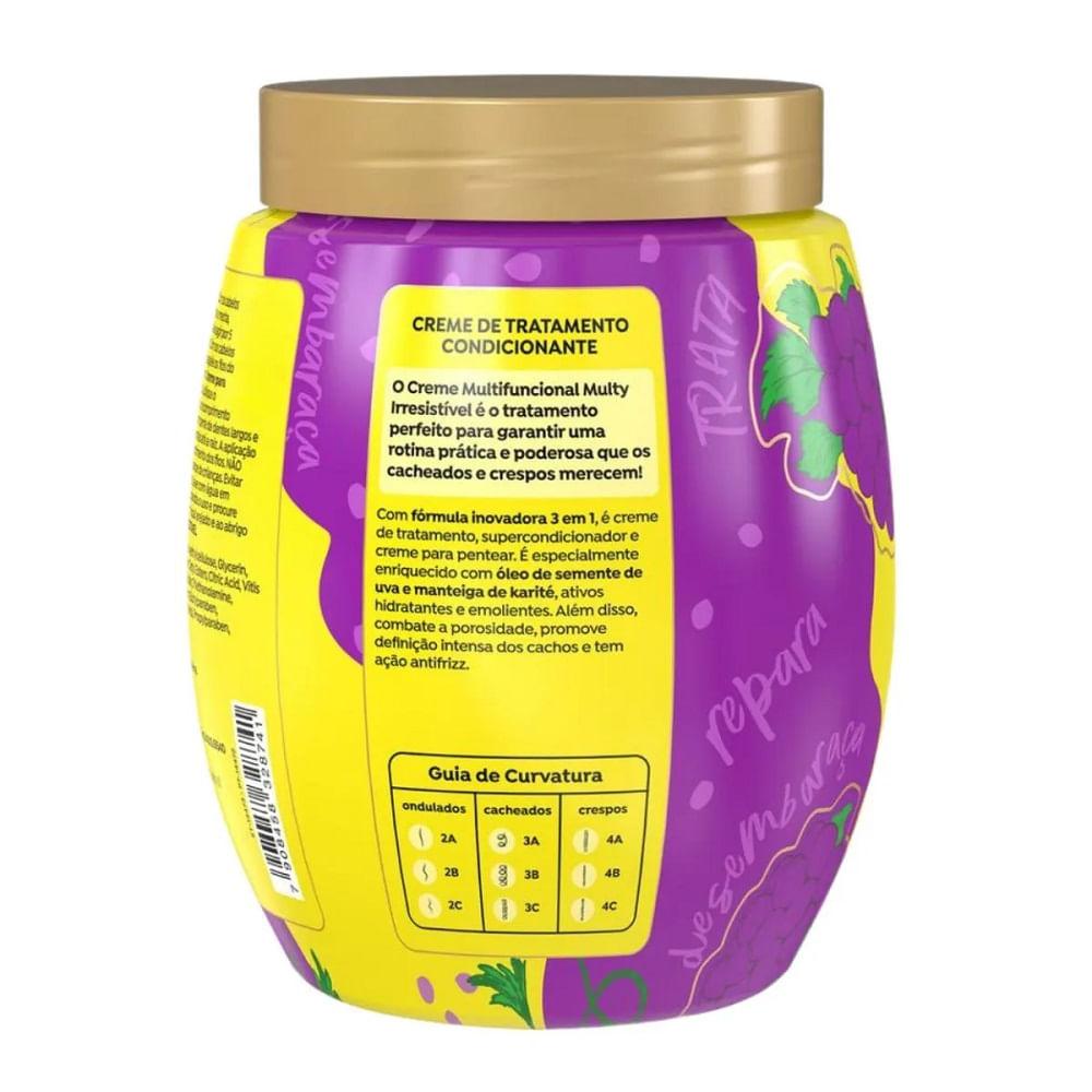 Creme de Pentear Salon Line Multy Irresistível 3 em 1 Uva 1kg - 2