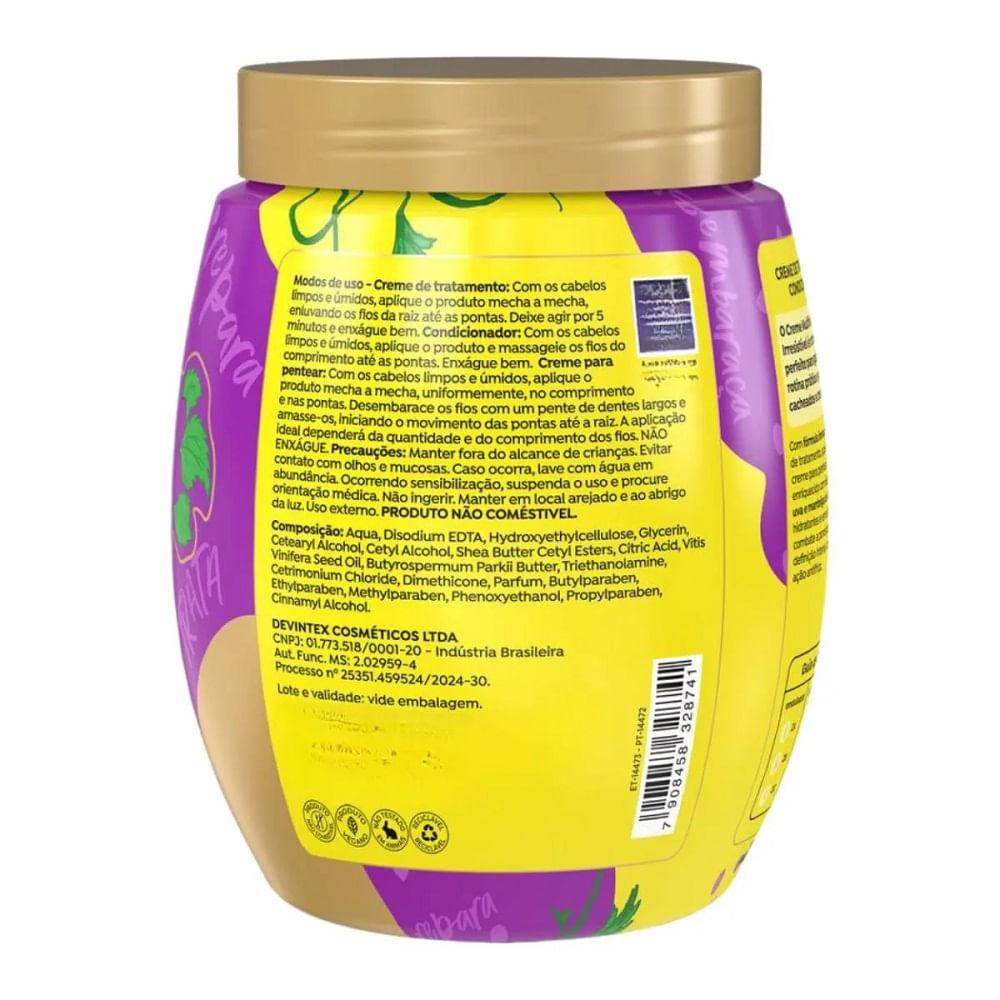 Creme de Pentear Salon Line Multy Irresistível 3 em 1 Uva 1kg - 3