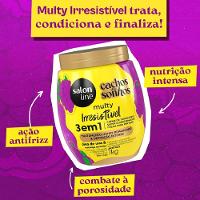 Creme de Pentear Salon Line Multy Irresistível 3 em 1 Uva 1kg - 4