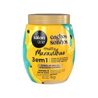 Creme Salon Line 3 Em 1 Cachos dos Sonhos Multy Maravilhas Banana 1kg - 1