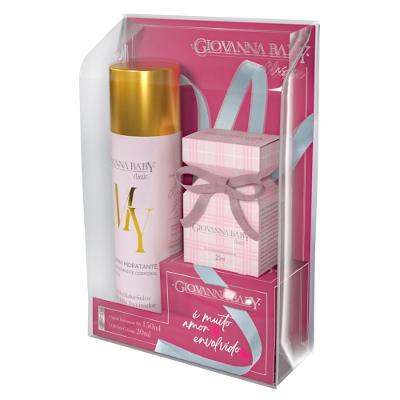 Kit Spray Hidratante Giovanna Baby Classic 150ml + Colônia 20ml