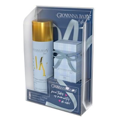 Kit Spray Hidratante Giovanna Baby Blue 150ml + Colônia 20ml