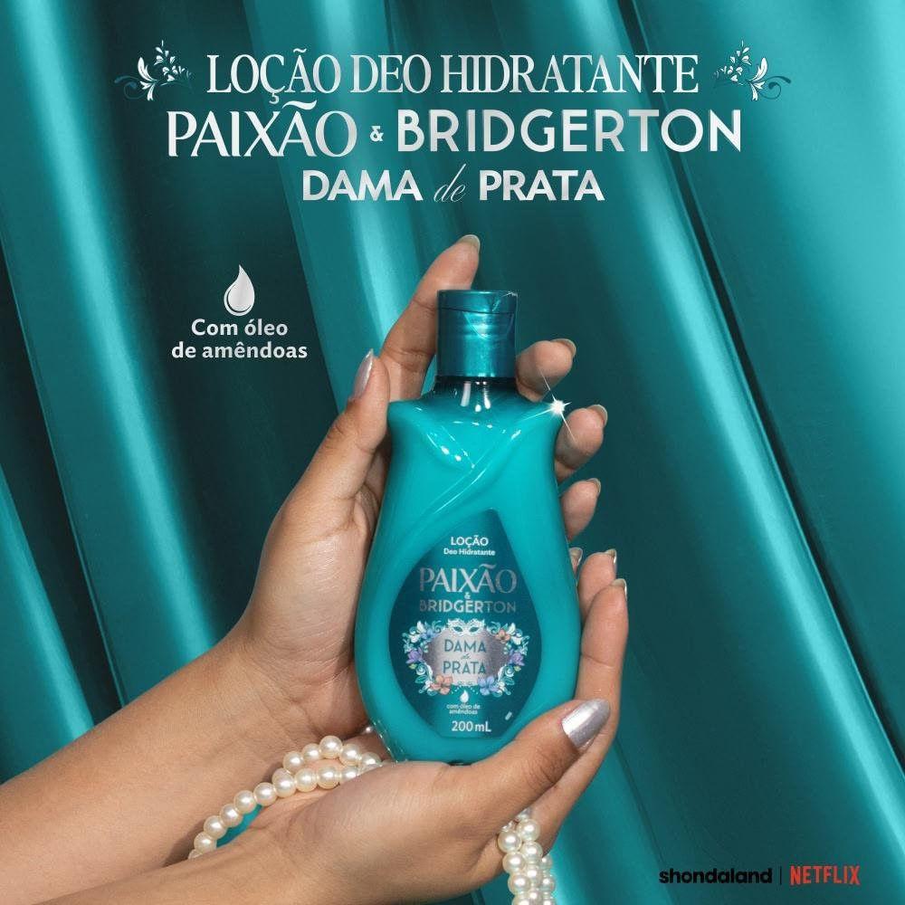 Loção Hidratante Corporal Paixão & Bridgerton Dama de Prata 200ml - 3