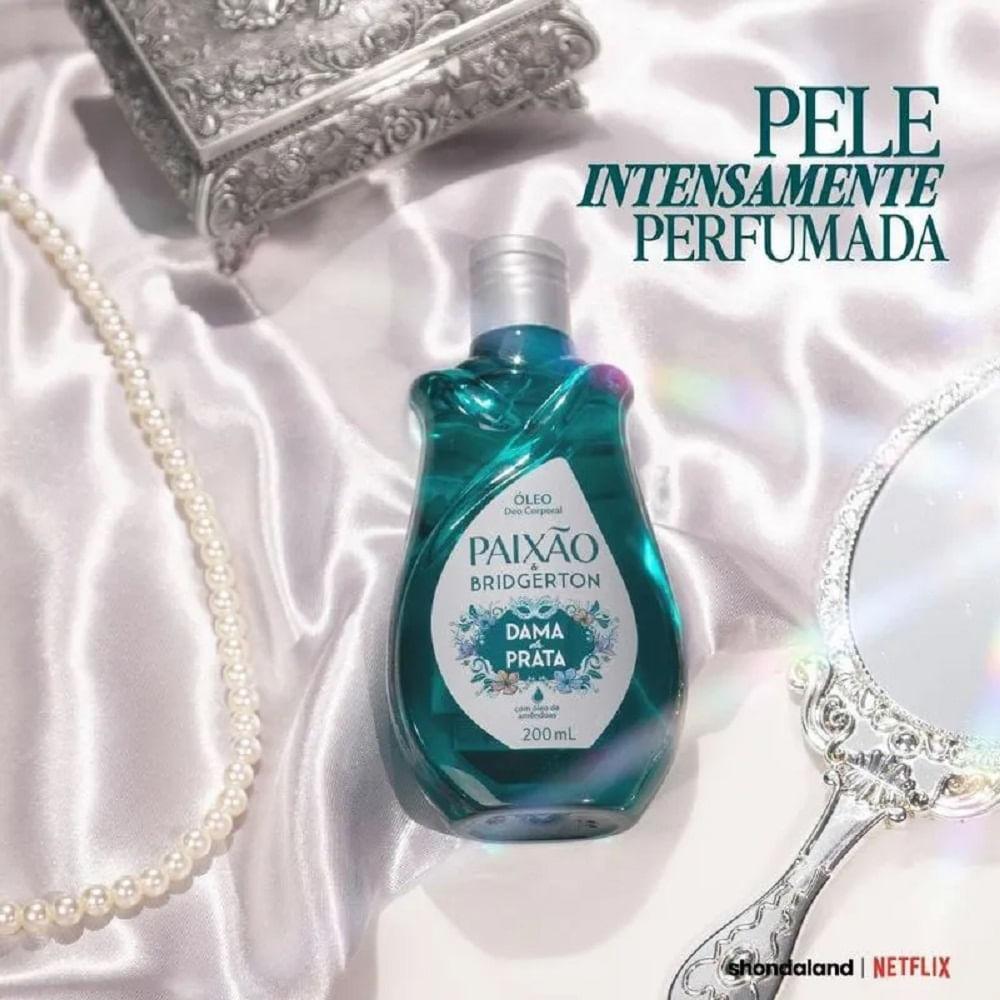 Óleo Corporal Paixão & Bridgerton Dama de Prata com Ação Desodorante 200ml - 8