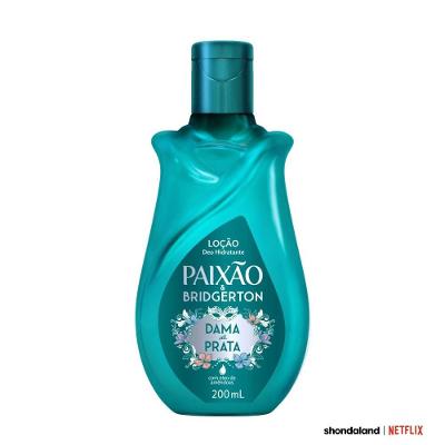 Loção Hidratante Corporal Paixão & Bridgerton Dama de Prata 200ml