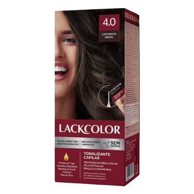 Tonalizante Lack Color 4.0 Castanho Médio