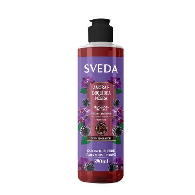 Sabonete Líquido Sveda Amora e Orquídea Negra 290ml