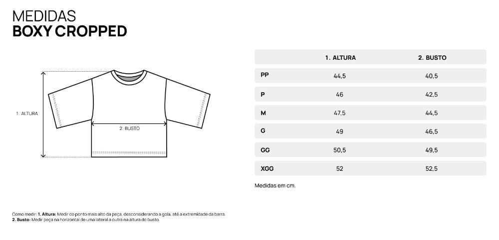 Blusa Feminina Insider Boxy Cropped - 7