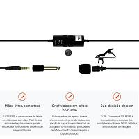 Microfone JBL Lapela CSLM20B Omnidirecional - 3