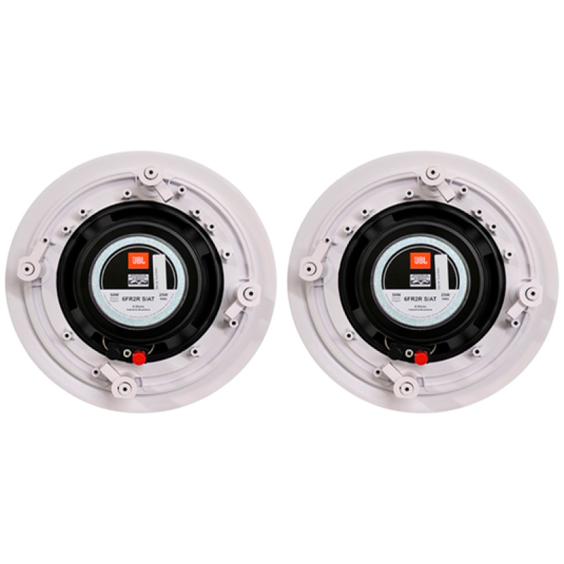 Par de Arandela JBL 6FR2R Redonda Branca - 2