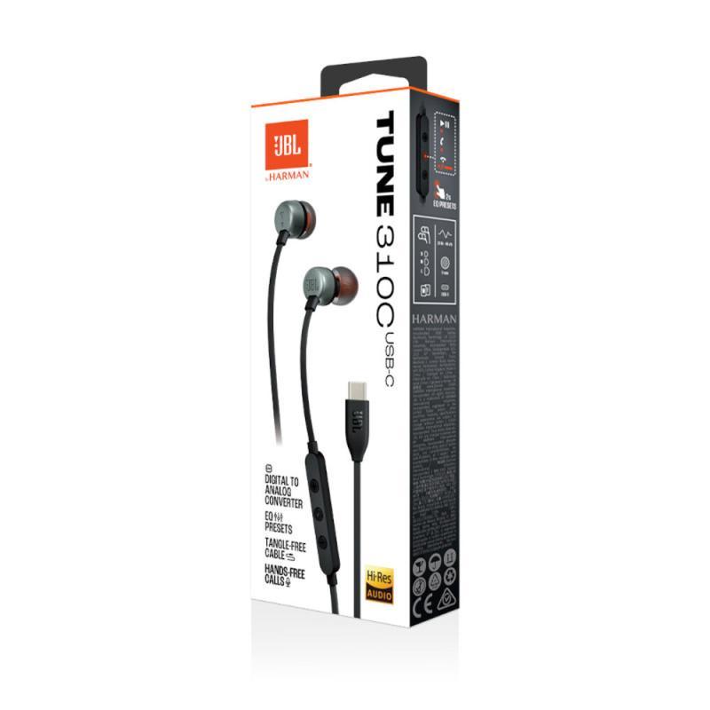 Fone de Ouvido JBL Tune 310 com entrada USB-C Preto - 5