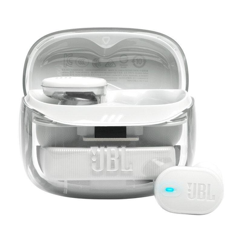 Fone de Ouvido Bluetooth JBL Tune Buds 2 Transparente Branca - 1