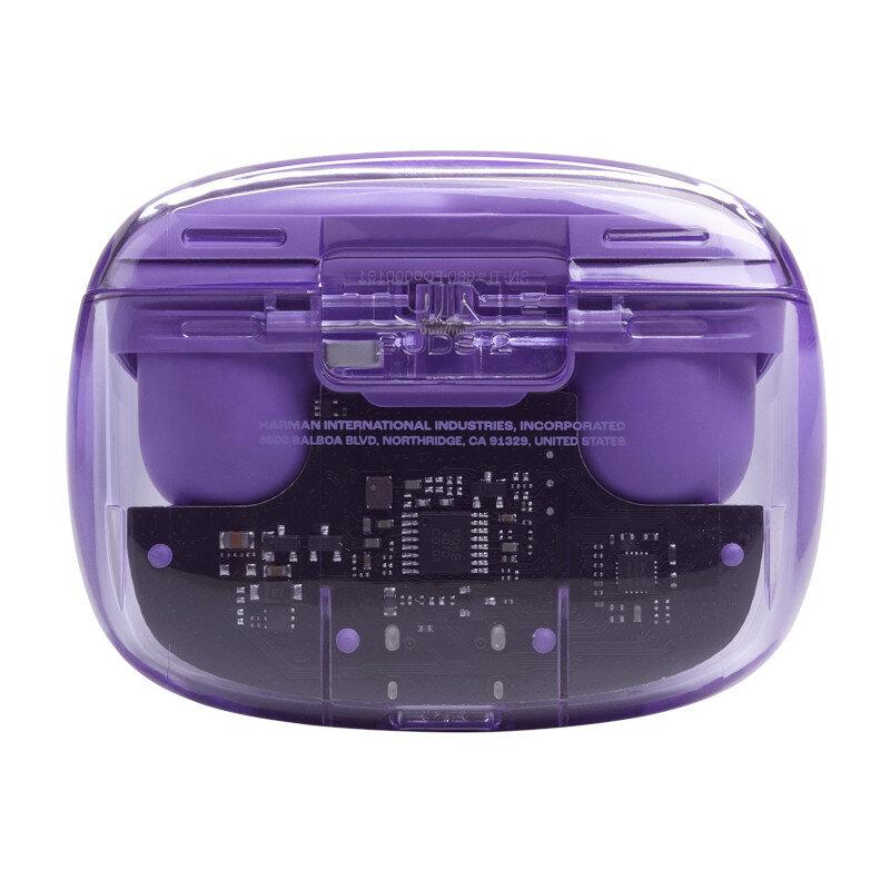 Fone de Ouvido Bluetooth JBL Tune Buds 2 Transparente Roxo - 7
