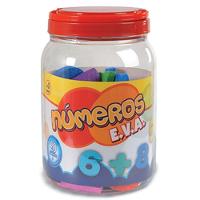 Números em EVA no pote - Nig - 1