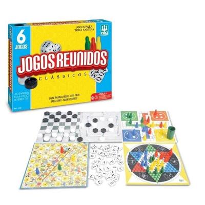 Super Jogos Clássicos Reunidos 6 em 1 - Nig Brinquedos