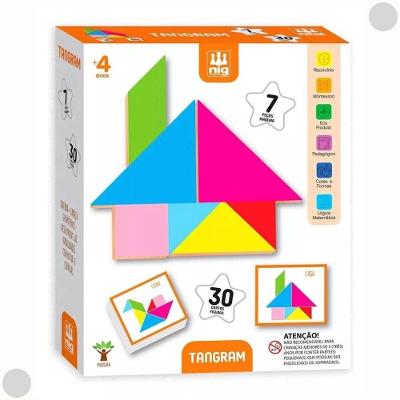 Quebra-Cabeça Tangram Geométrico - Nig Brinquedos