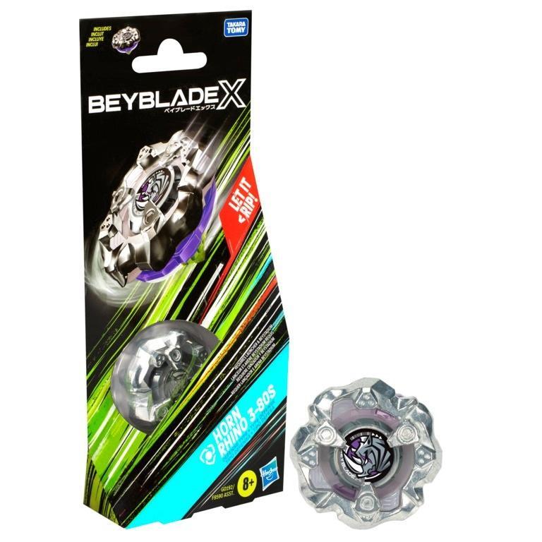 Beyblade x Pião Horn Rhino 3-80S Booster G0192 - Hasbro - 1