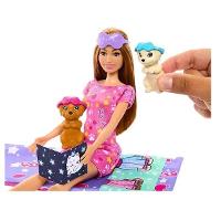 Barbie Family Festa Do Pijama Com Cachorrinho HXN01 - Mattel - 2