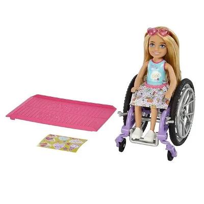 Barbie Chelsea com Cadeira de Rodas HGP29 - Mattel
