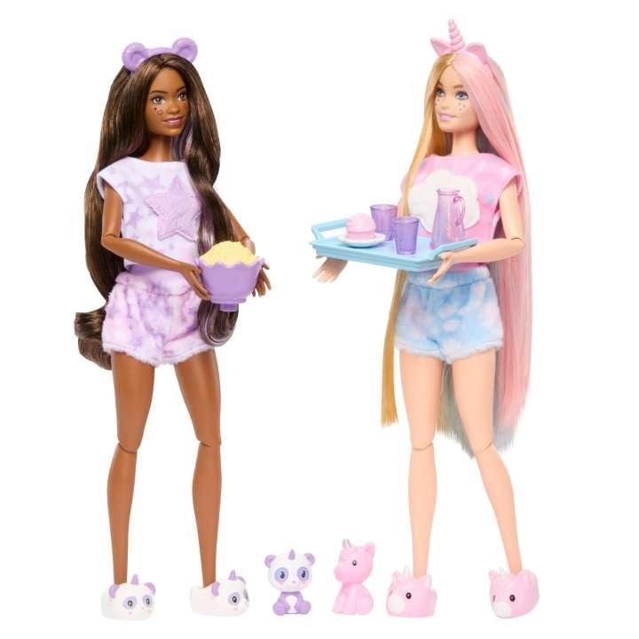 Barbie Cutie Reveal Conjunto Festa do Pijama HRY15 - Mattel - 1