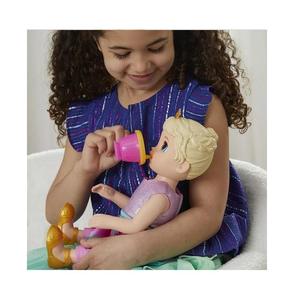 Boneca Baby Alive Princess Ellie Grows Up! Loira F5236 - 4