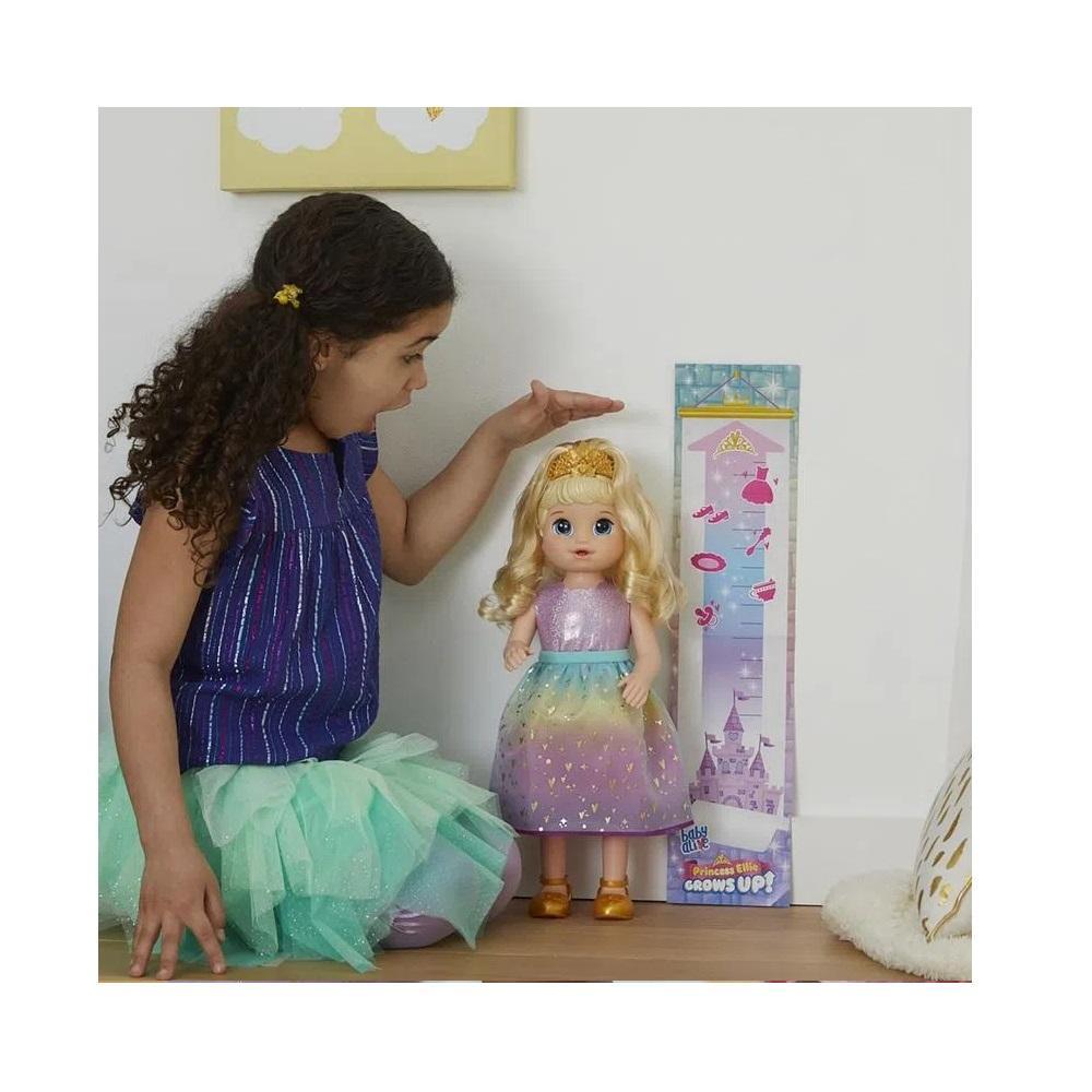 Boneca Baby Alive Princess Ellie Grows Up! Loira F5236 - 5