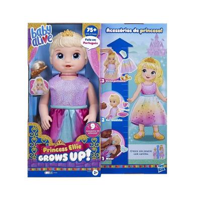 Boneca Baby Alive Princess Ellie Grows Up! Loira F5236
