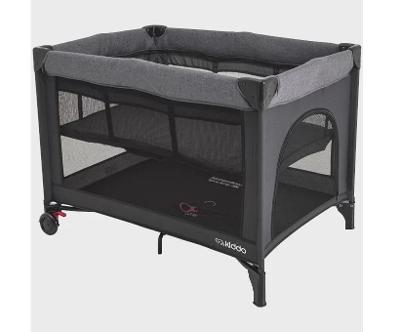 Berço e Cercado Fast Automático Melange Preto - Kiddo