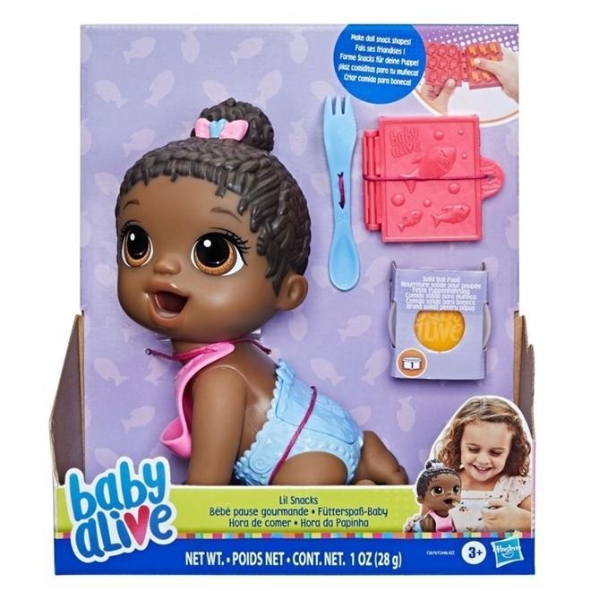 Boneca Baby Alive - Papinha Lil Snacks Negra F2617 - Hasbro - 1