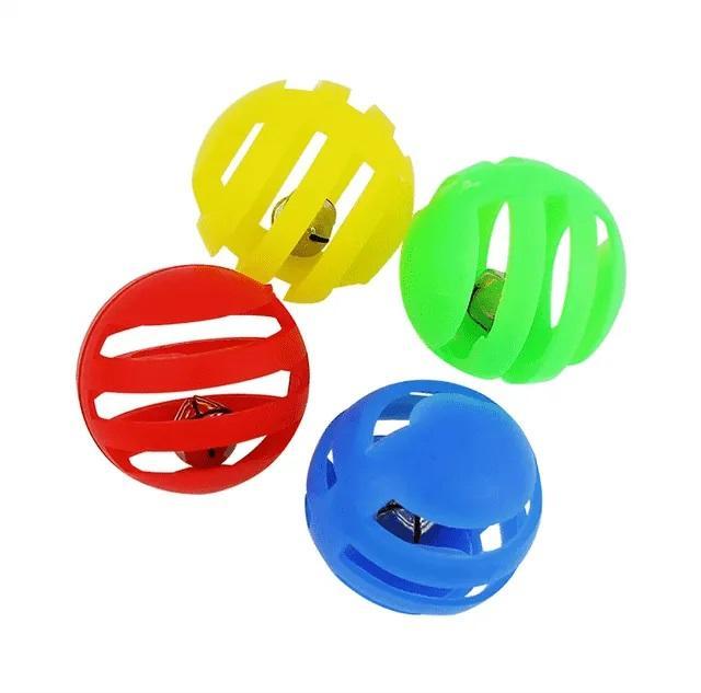 Brinquedo Gato Bolinha Pástica com Guizo - The Pets - 1