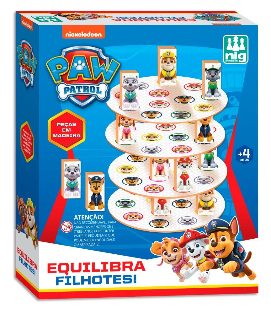Brinquedo Educativo Equilibra Filhotes Patrulha Canina - Nig - 1