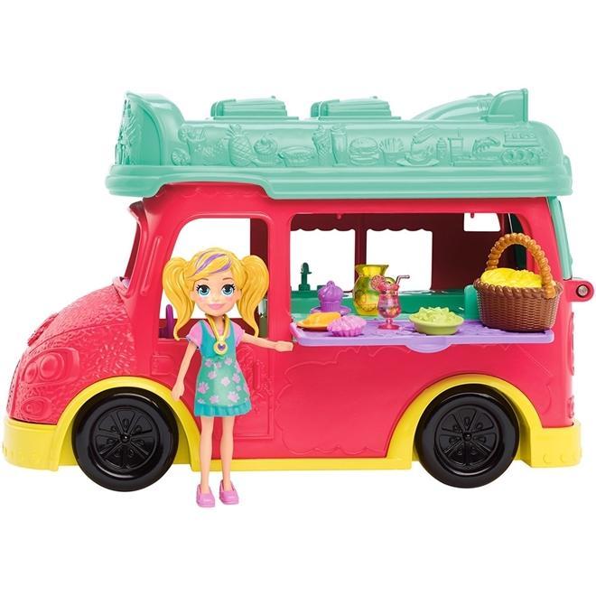 Boneca Polly Pocket Smoothies Food Truck 2 Em 1 Gdm20 Mattel - 2