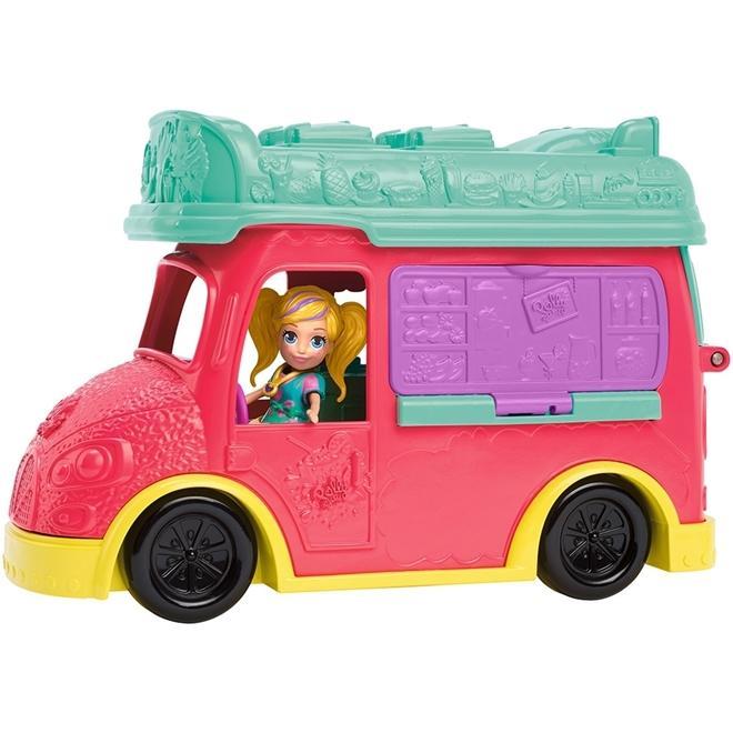 Boneca Polly Pocket Smoothies Food Truck 2 Em 1 Gdm20 Mattel - 6
