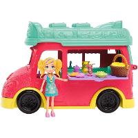 Boneca Polly Pocket Smoothies Food Truck 2 Em 1 Gdm20 Mattel - 2