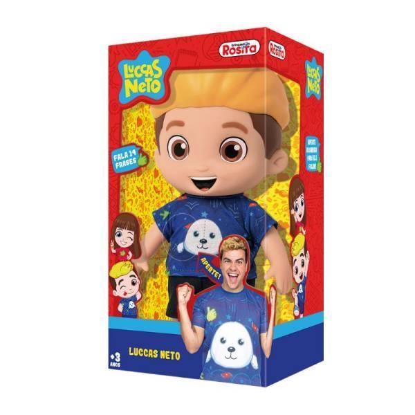 Boneco - Luccas Neto - com Frases  - Baby Brink - 1