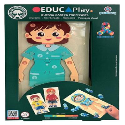 Educaplay Quebra-Cabeça Profissões – Polibrinq