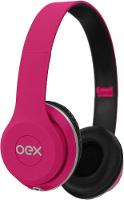Fone de Ouvido Headset com Microfone Style HP103 Rosa - OEX - 1