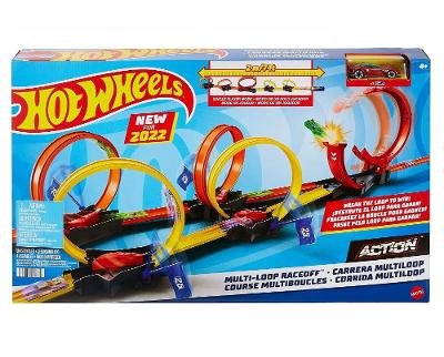 Hot Wheels Pista Multiloop - HDR83 - Mattel