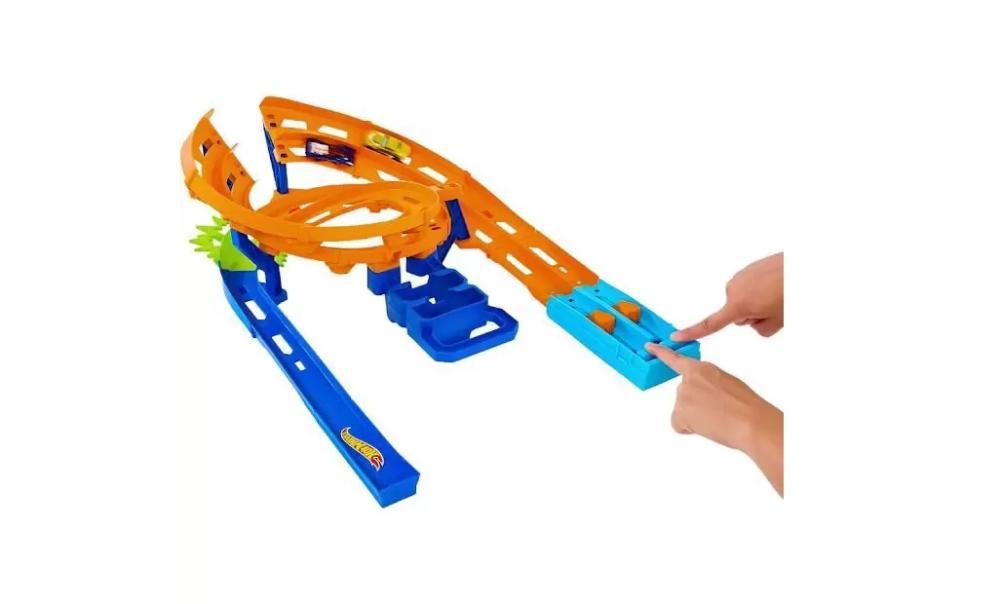 Hot Wheels Pista Action Circuito Giro Veloz - HTK17 - Mattel - 4