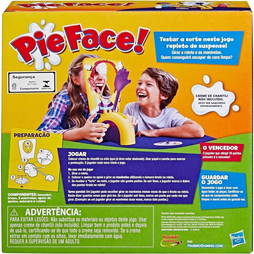 Jogo Pie Face Torta na Cara Clássico - E7638 - Hasbro - 4