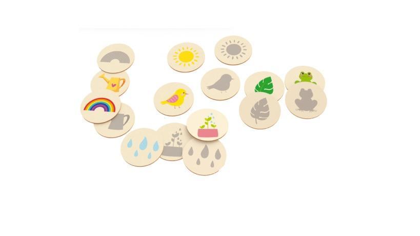 Jogo da Memória Sombras e Formas - Xalingo - 2