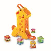 Fisher Price Girafa Com Blocos - B4253 - Mattel - 1