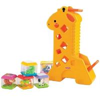 Fisher Price Girafa Com Blocos - B4253 - Mattel - 2