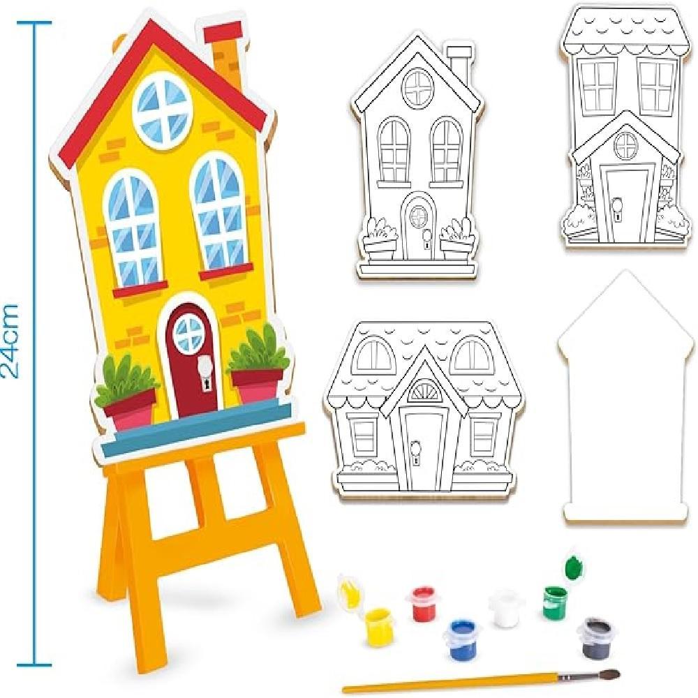 Kit de Pintura Infantil Pinturinha Casinhas - Nig Brinquedos - 2