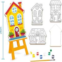 Kit de Pintura Infantil Pinturinha Casinhas - Nig Brinquedos - 2