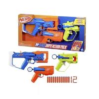 Lançador de Dardos Nerf N Triple Action Pack F9841 - Hasbro - 1