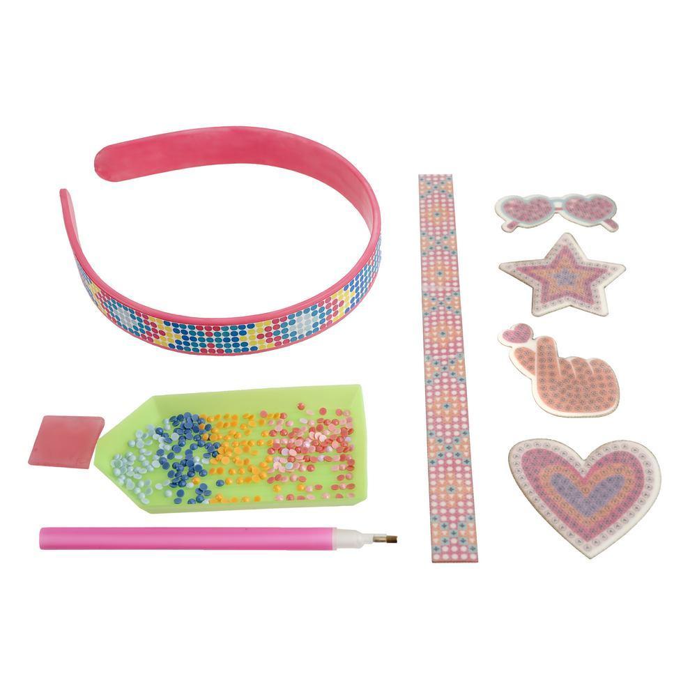 Kit Tiara e Stickers com Diamantes Luluca - Estrela - 4