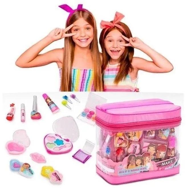 Kit Maquiagem Infantil com Bolsa - Polibrinq - 2