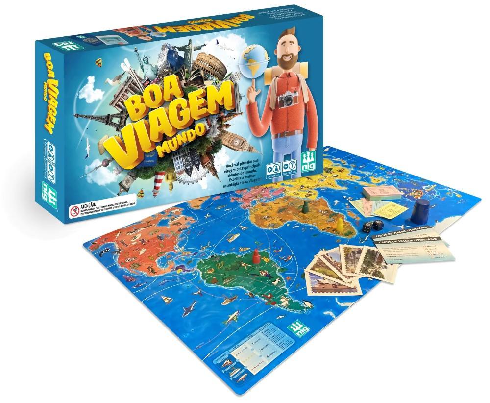 Jogo Boa Viagem Mundo - Nig Brinquedos - 1
